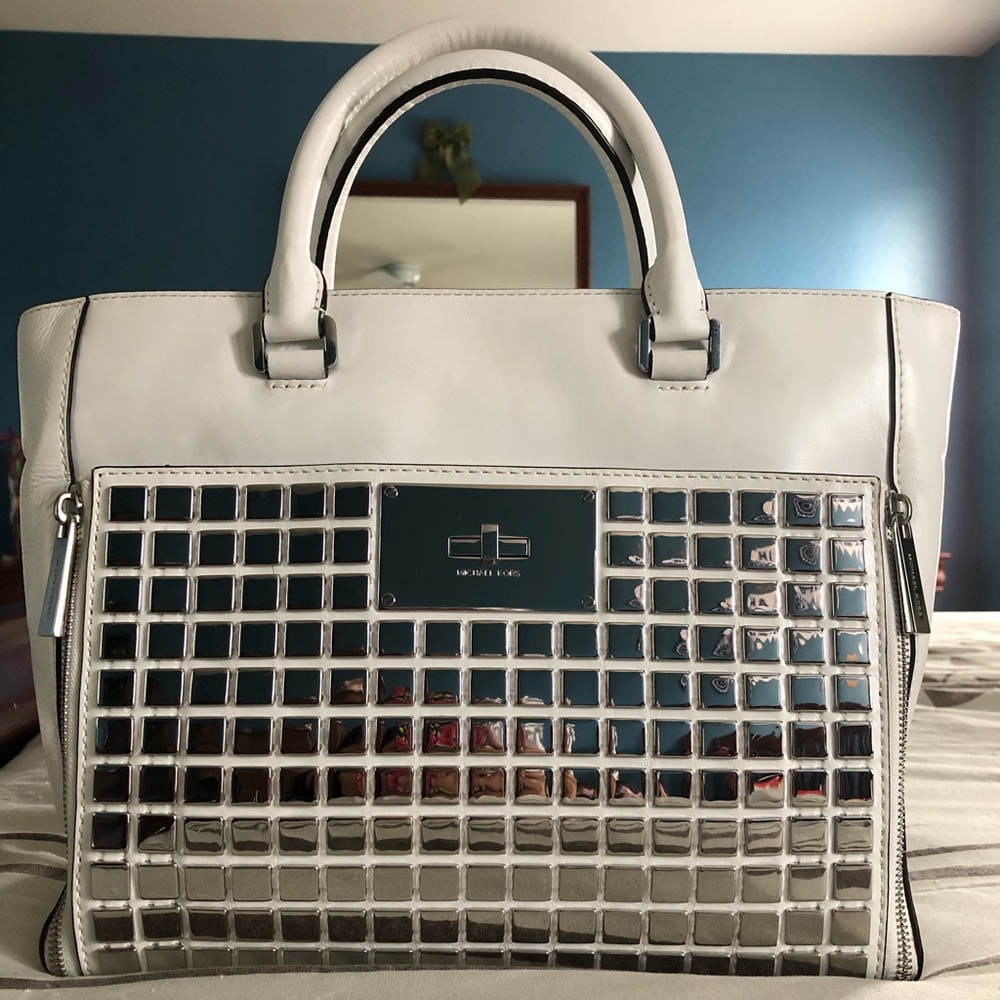 Michael Kors white purse